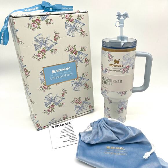 LoveShackFancy Stanley NEW IN BOX Tumbler, Authentic Collectible, 40oz - Picture 10 of 10